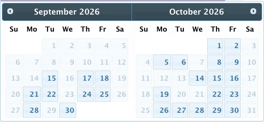 Datas de agendamento do visto americano no Consulado de Porto Alegre